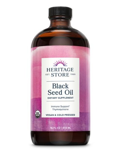 Heritage Store Black Seed Oil 8oz