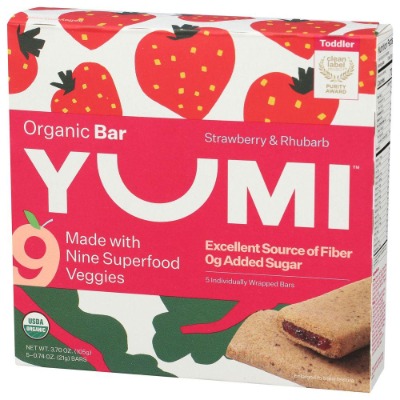 Yumi Bar Strawberry Rhubarb